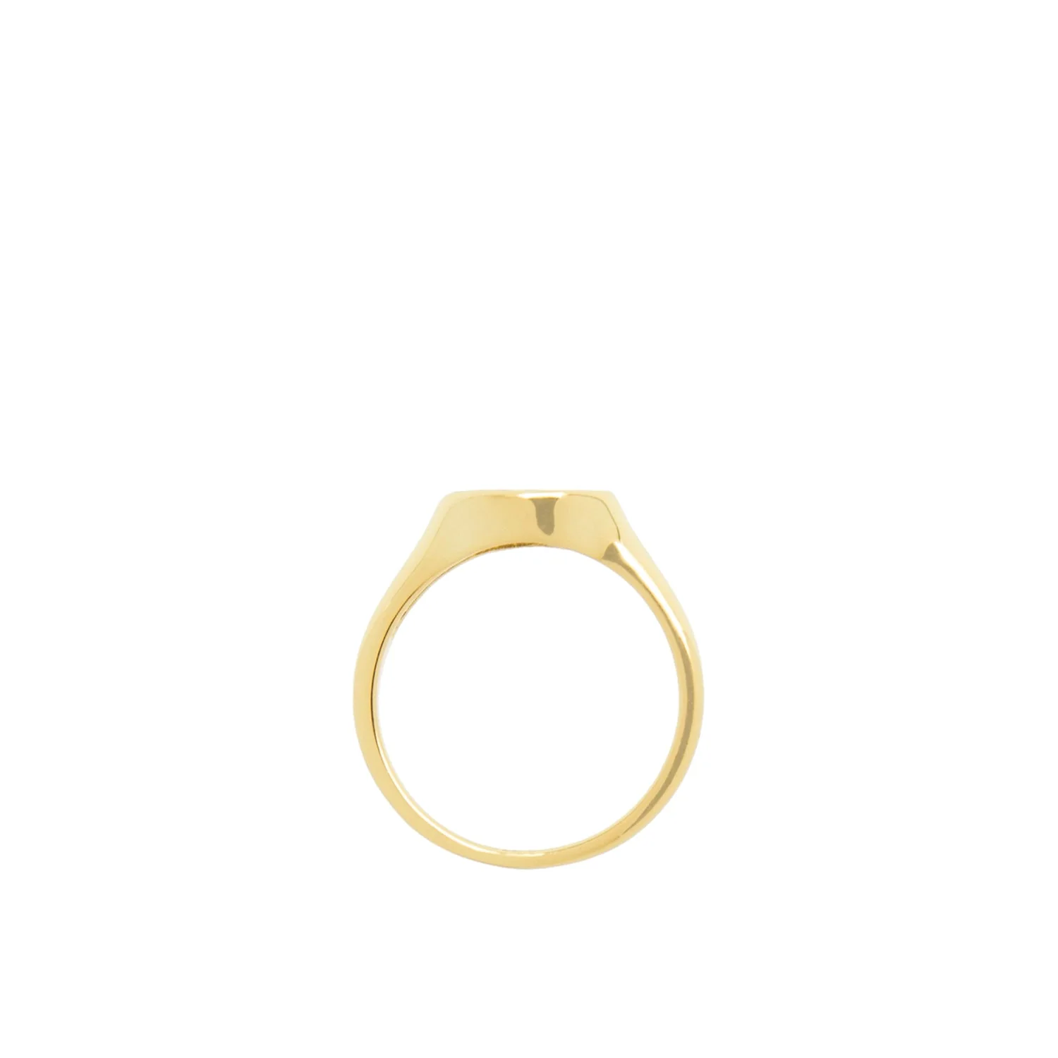 multi shape pave signet ring - Image 3